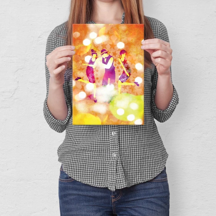 Plakat metalowy Impreza Prezent