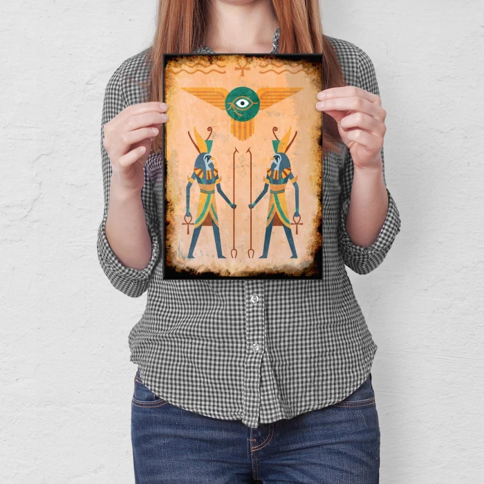 Plakat metalowy Papirus Prezent