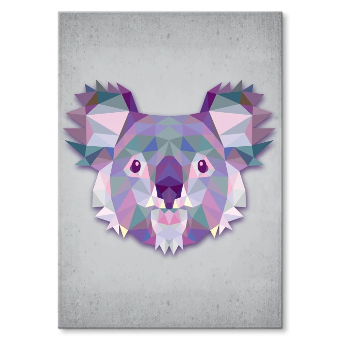 Plakat metalowy Panda Prezent