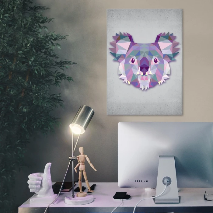 Plakat metalowy Panda Prezent