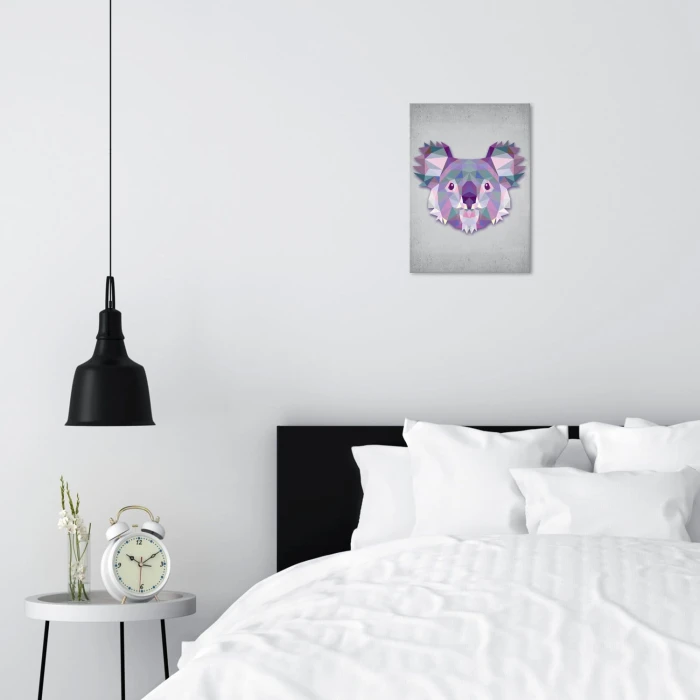 Plakat metalowy Panda Prezent
