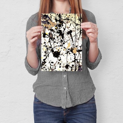 Plakat metalowy Abstrakcja Prezent