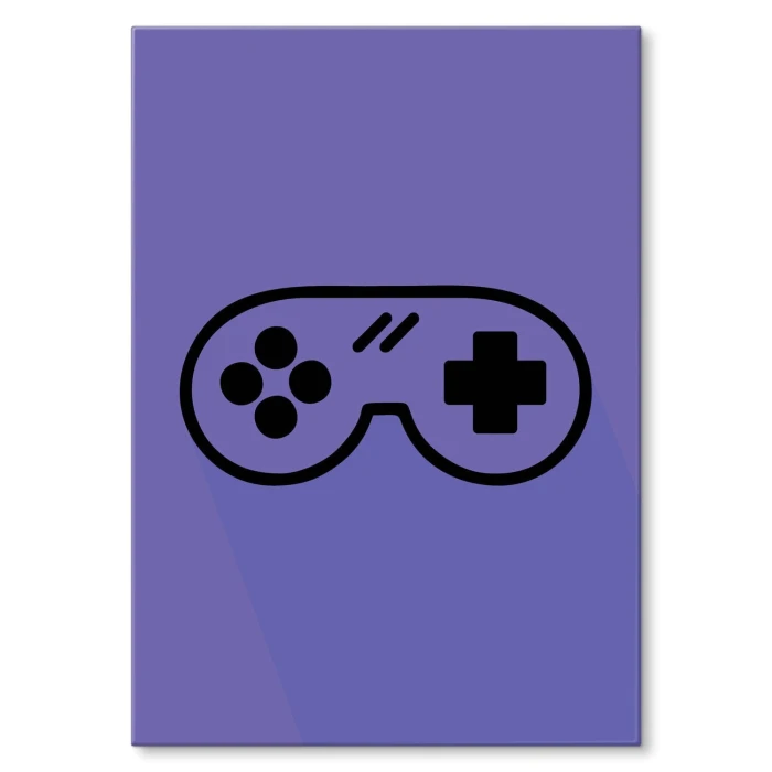 Plakat metalowy Pad joystick konsola Prezent