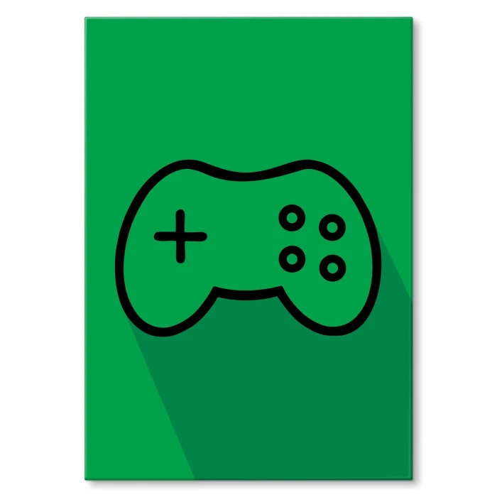 Plakat metalowy Pad joystick konsola Prezent