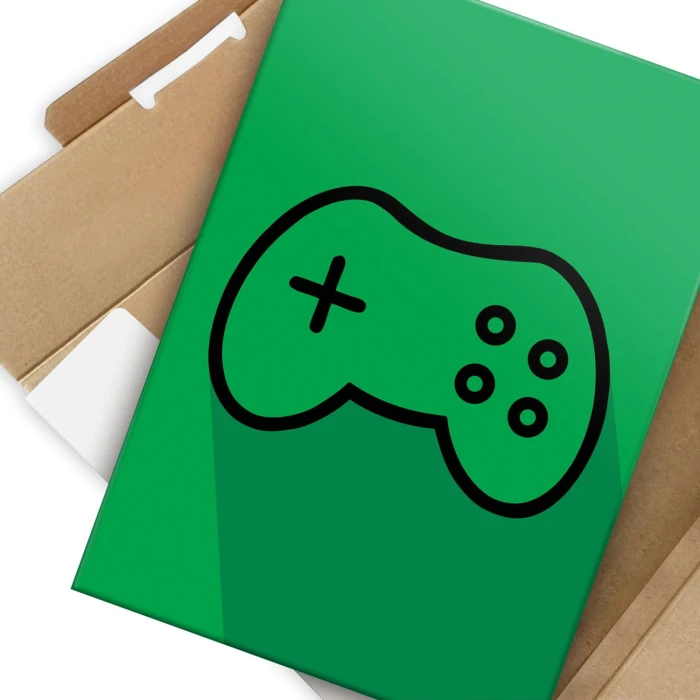 Plakat metalowy Pad joystick konsola Prezent