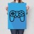 Plakat metalowy Pad joystick konsola Prezent