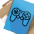 Plakat metalowy Pad joystick konsola Prezent
