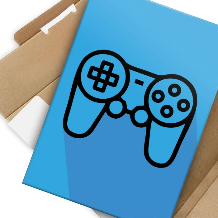 Plakat metalowy Pad joystick konsola Prezent