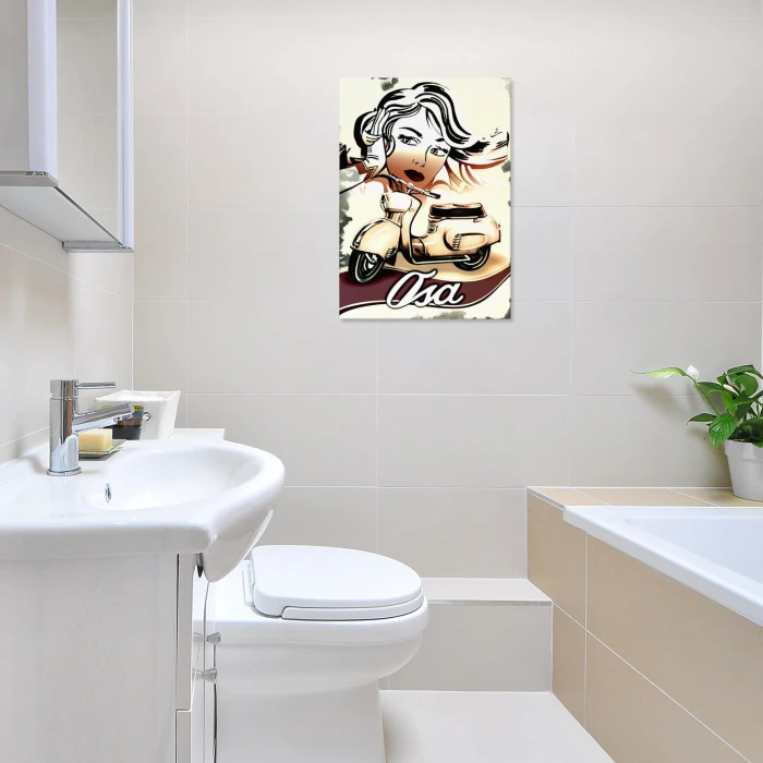 Plakat metalowy Skuter Osa Prezent