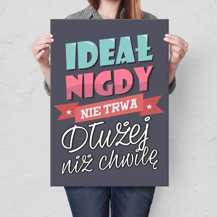 Plakat metalowy Ideał Prezent