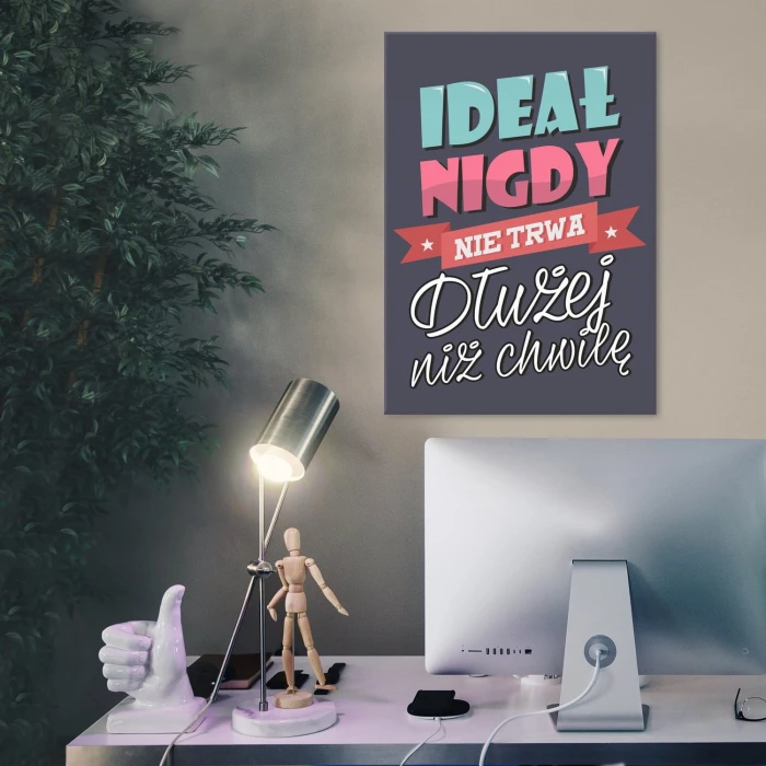 Plakat metalowy Ideał Prezent