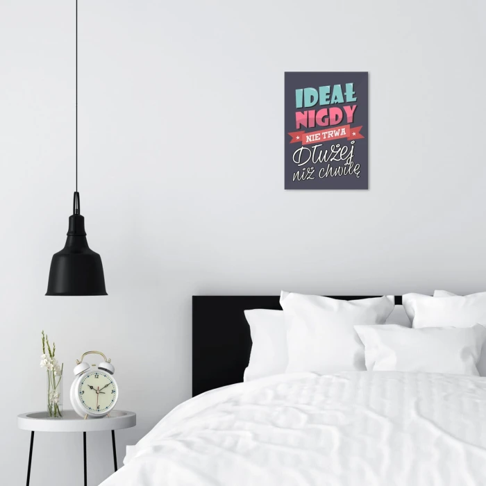 Plakat metalowy Ideał Prezent