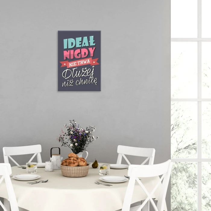 Plakat metalowy Ideał Prezent