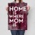 Plakat metalowy Dom jest tam gdzie mama Prezent
