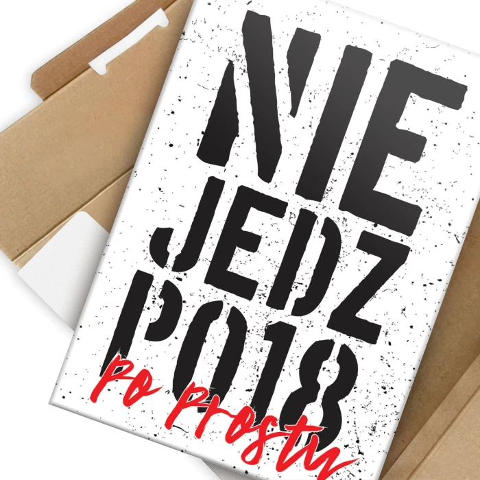 Plakat metalowy Nie jedz po 18 Prezent