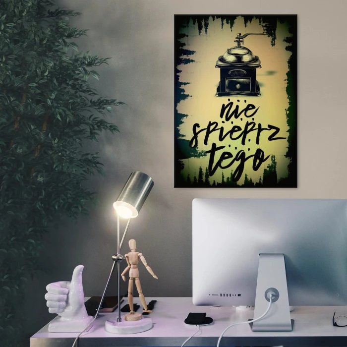 Plakat metalowy Nie spieprz tego Prezent