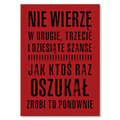 Plakat metalowy  Prezent