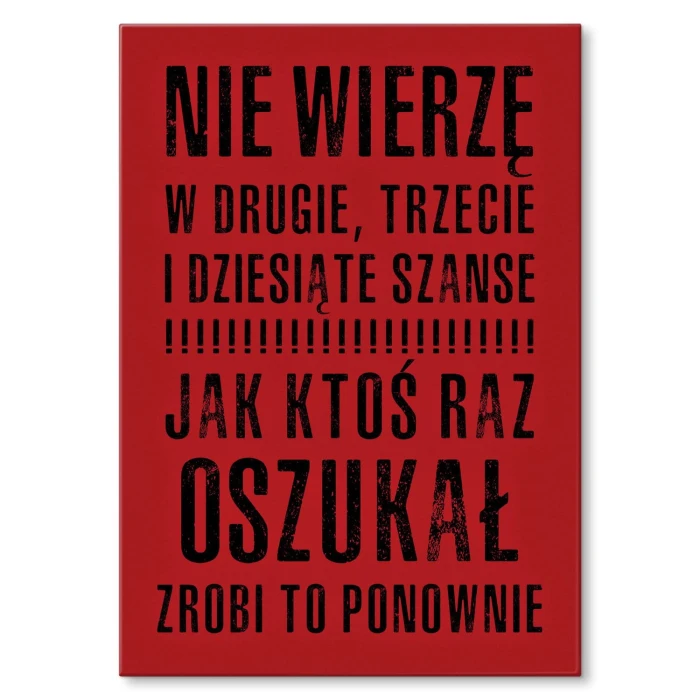 Plakat metalowy  Prezent