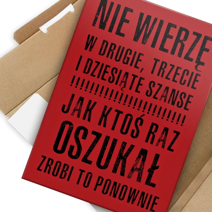 Plakat metalowy  Prezent