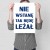 Plakat metalowy Nie wstanę Prezent