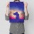 Plakat metalowy Night lady Prezent