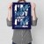 Plakat metalowy Not perfect Prezent