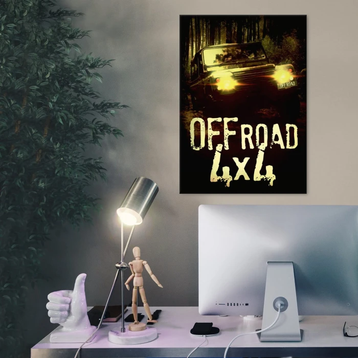 Plakat metalowy Off road 4x4 Prezent