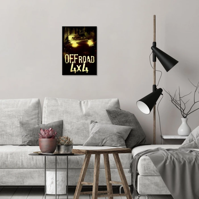 Plakat metalowy Off road 4x4 Prezent
