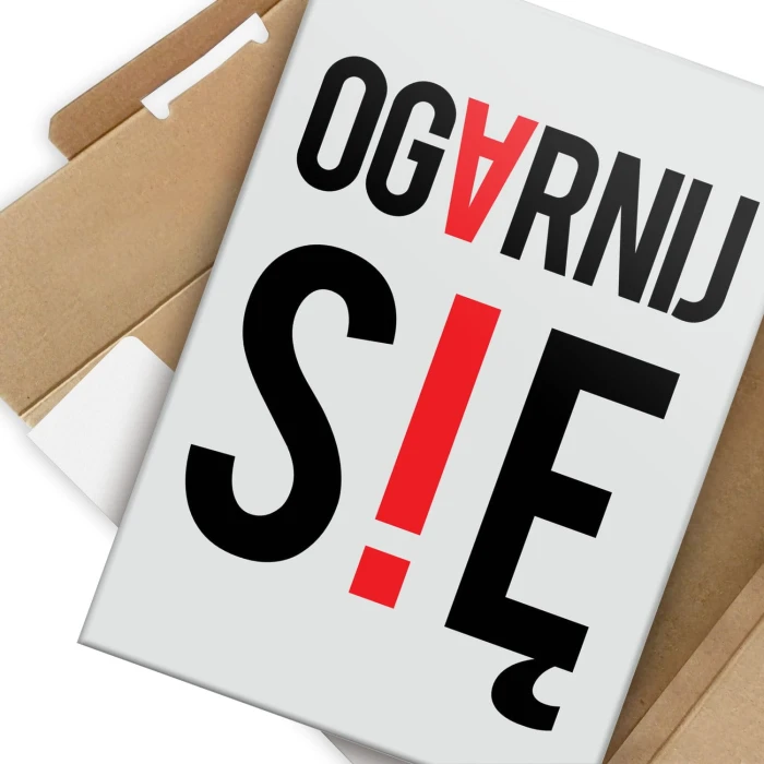 Plakat metalowy Ogarnij się Prezent