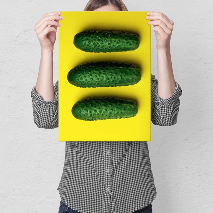 Plakat metalowy Ogórki Prezent