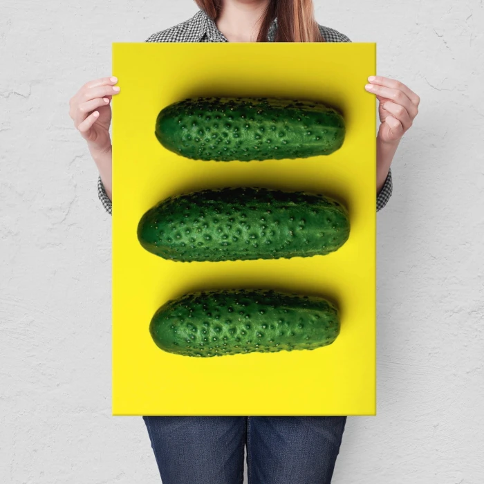 Plakat metalowy Ogórki Prezent