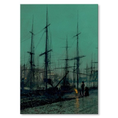 Plakat metalowy Old harbor Prezent