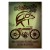 Plakat metalowy Old school race Prezent