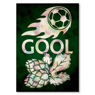 Plakat metalowy Gol! Piłkarskie emocje Prezent