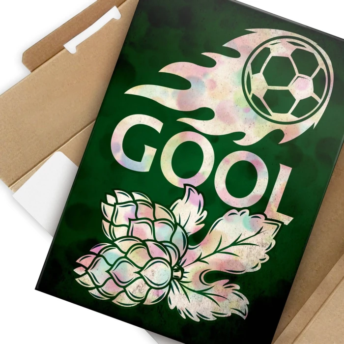 Plakat metalowy Gol! Piłkarskie emocje Prezent
