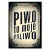 Plakat metalowy Piwo to moje paliwo! Prezent