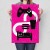 Plakat metalowy Play eat sleep Prezent