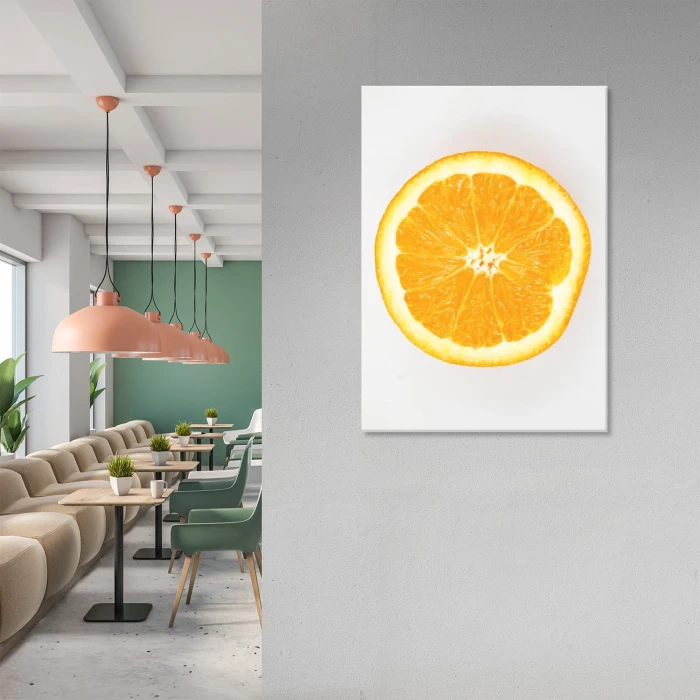 Plakat metalowy Pomarańcza Prezent