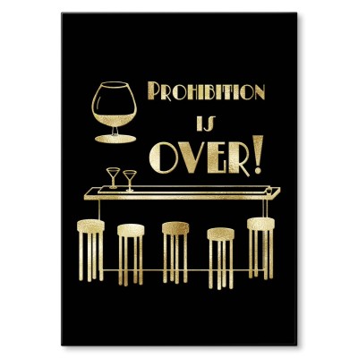 Plakat metalowy Prohibition Prezent