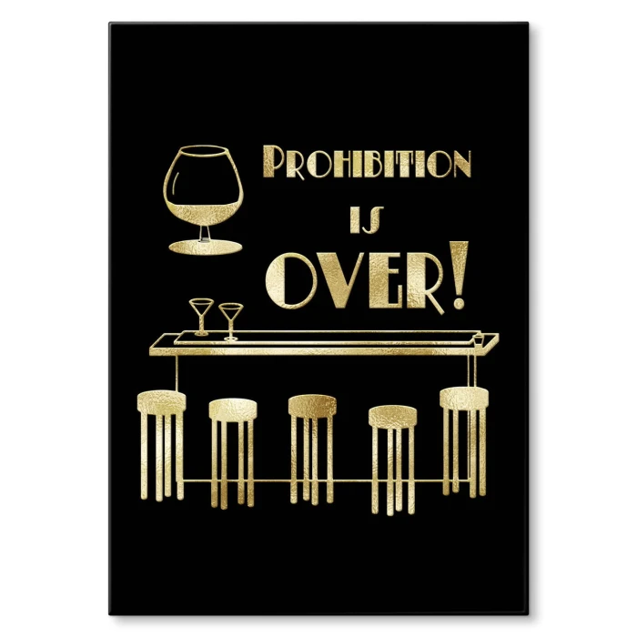 Plakat metalowy Prohibition Prezent
