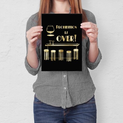Plakat metalowy Prohibition Prezent