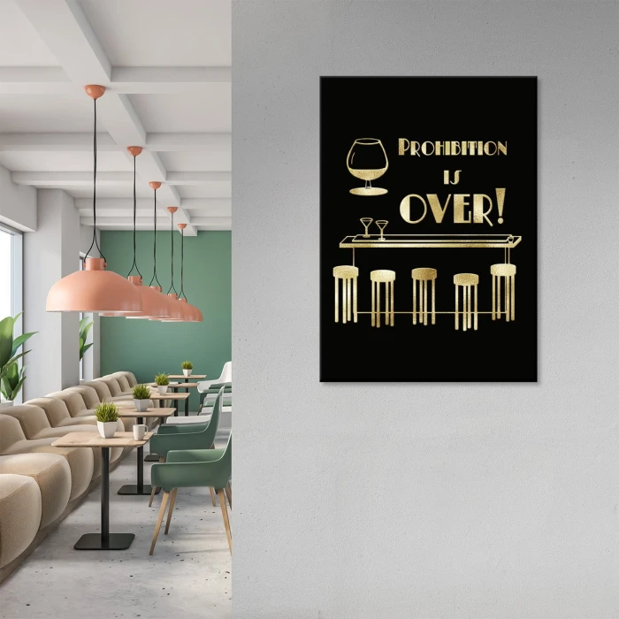 Plakat metalowy Prohibition Prezent