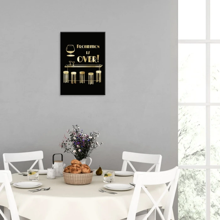 Plakat metalowy Prohibition Prezent