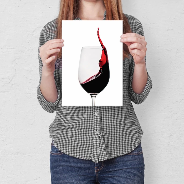 Plakat metalowy Pure wine Prezent