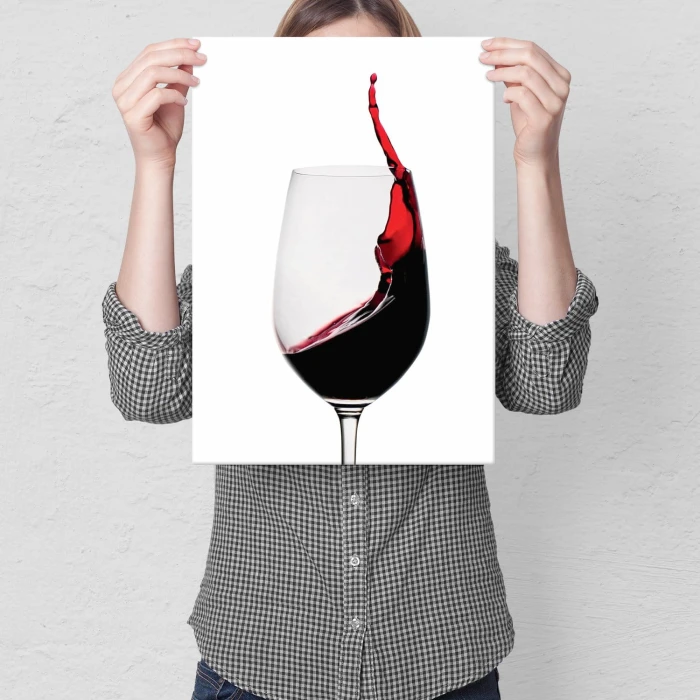 Plakat metalowy Pure wine Prezent