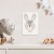 Plakat metalowy Cute rabbit Prezent