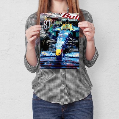 Plakat metalowy Formuła 1 Prezent