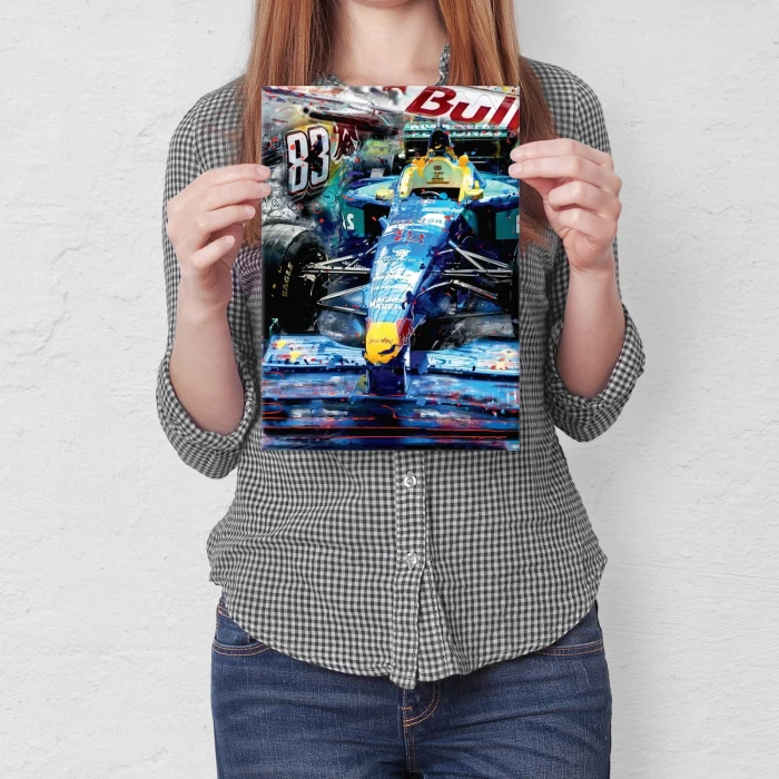 Plakat metalowy Formuła 1 Prezent