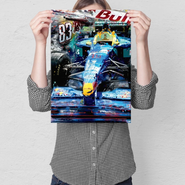 Plakat metalowy Formuła 1 Prezent