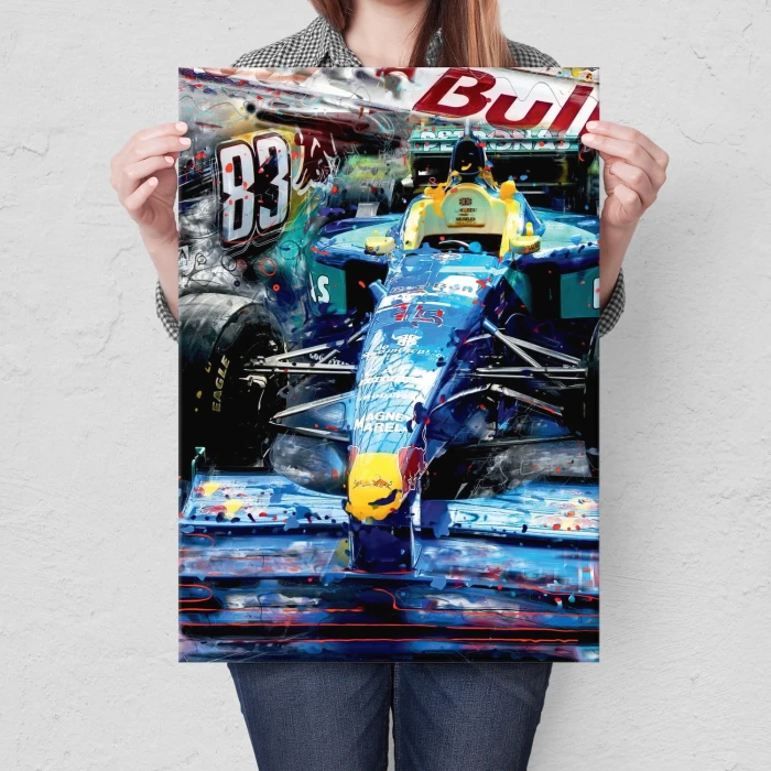 Plakat metalowy Formuła 1 Prezent